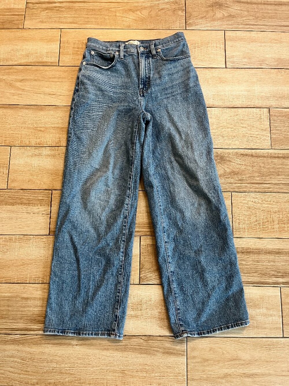 Womens Madewell Perfect Vintage Wide Leg Jeans - 27